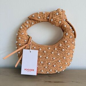 NWT Poolside The Josie Knot Pearl Bag